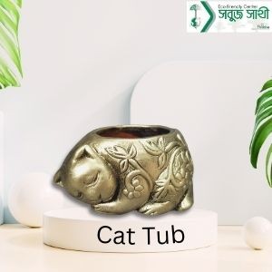 Clay Cat Tub